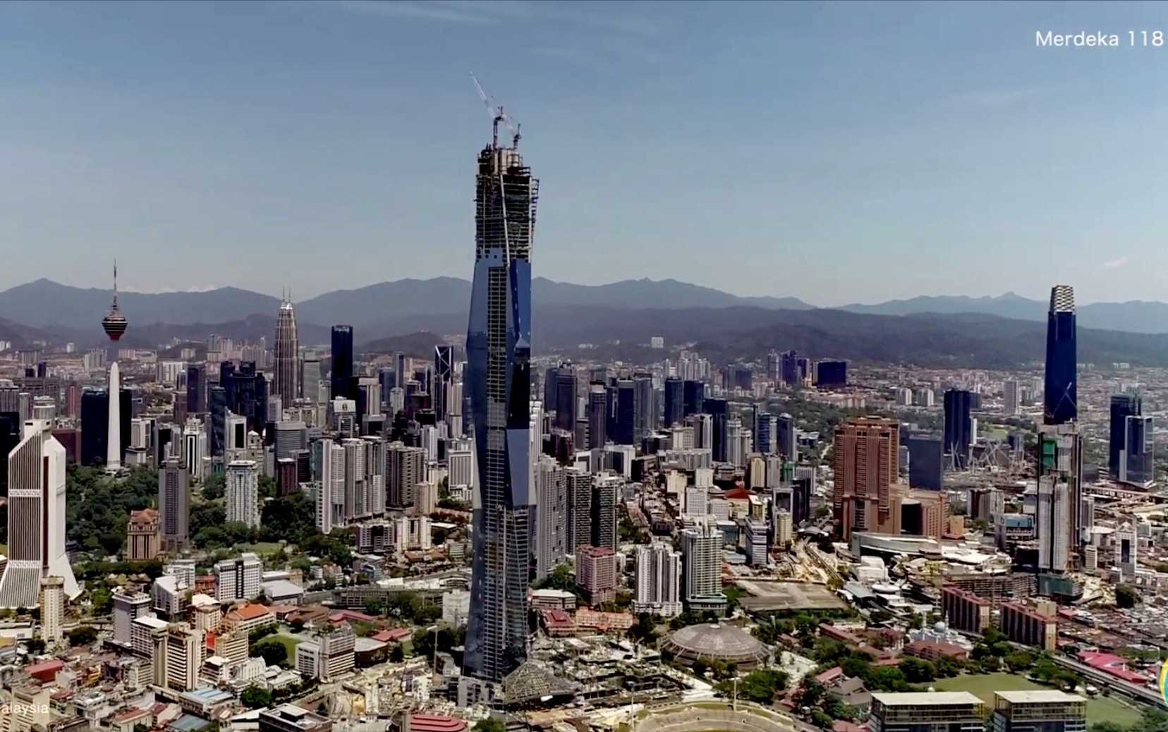 设计高635米！PNB118大厦，今年建成，将成世界第