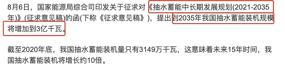 抽水蓄能，水电行业的新能源入场券