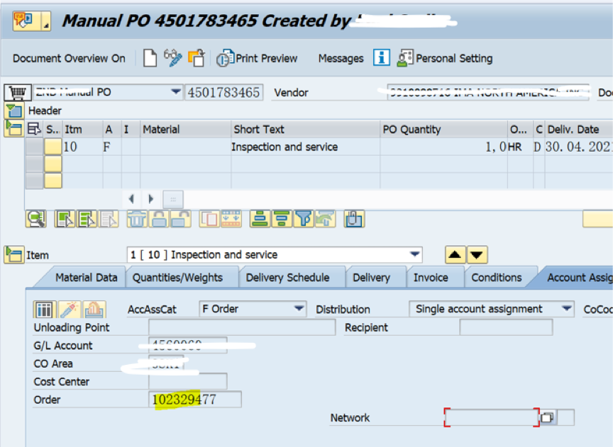 SAP PM 初级系列25 - 维修工单与采购单据之间LINK？
