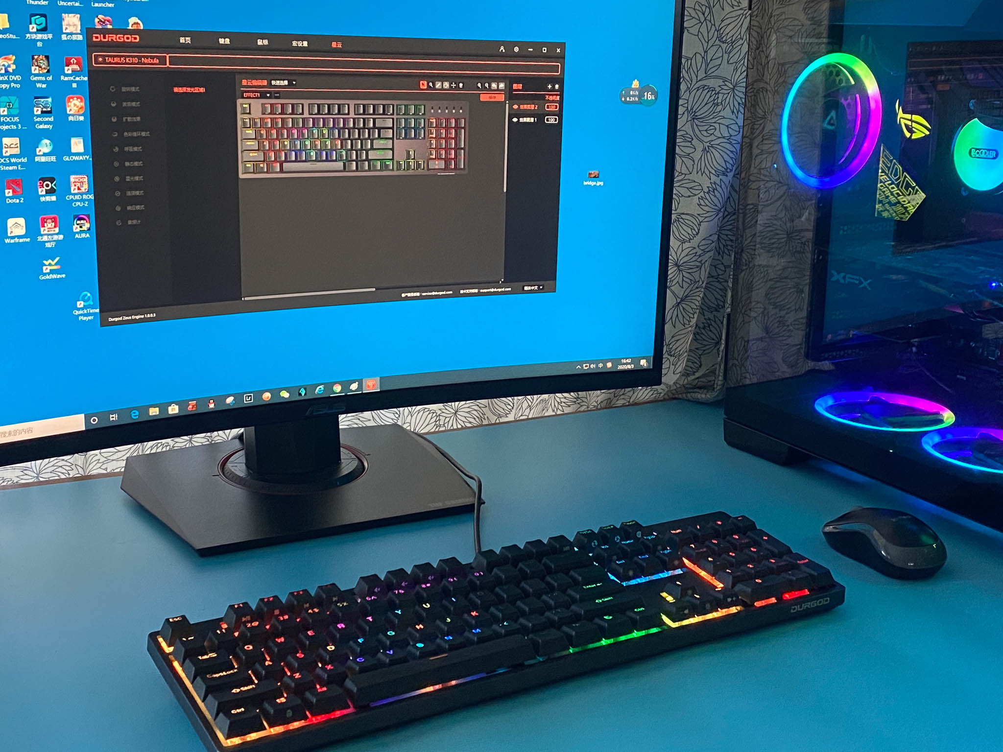 红轴好还是茶轴好？杜伽樱桃茶轴机械键盘RGB 款使用对比感受