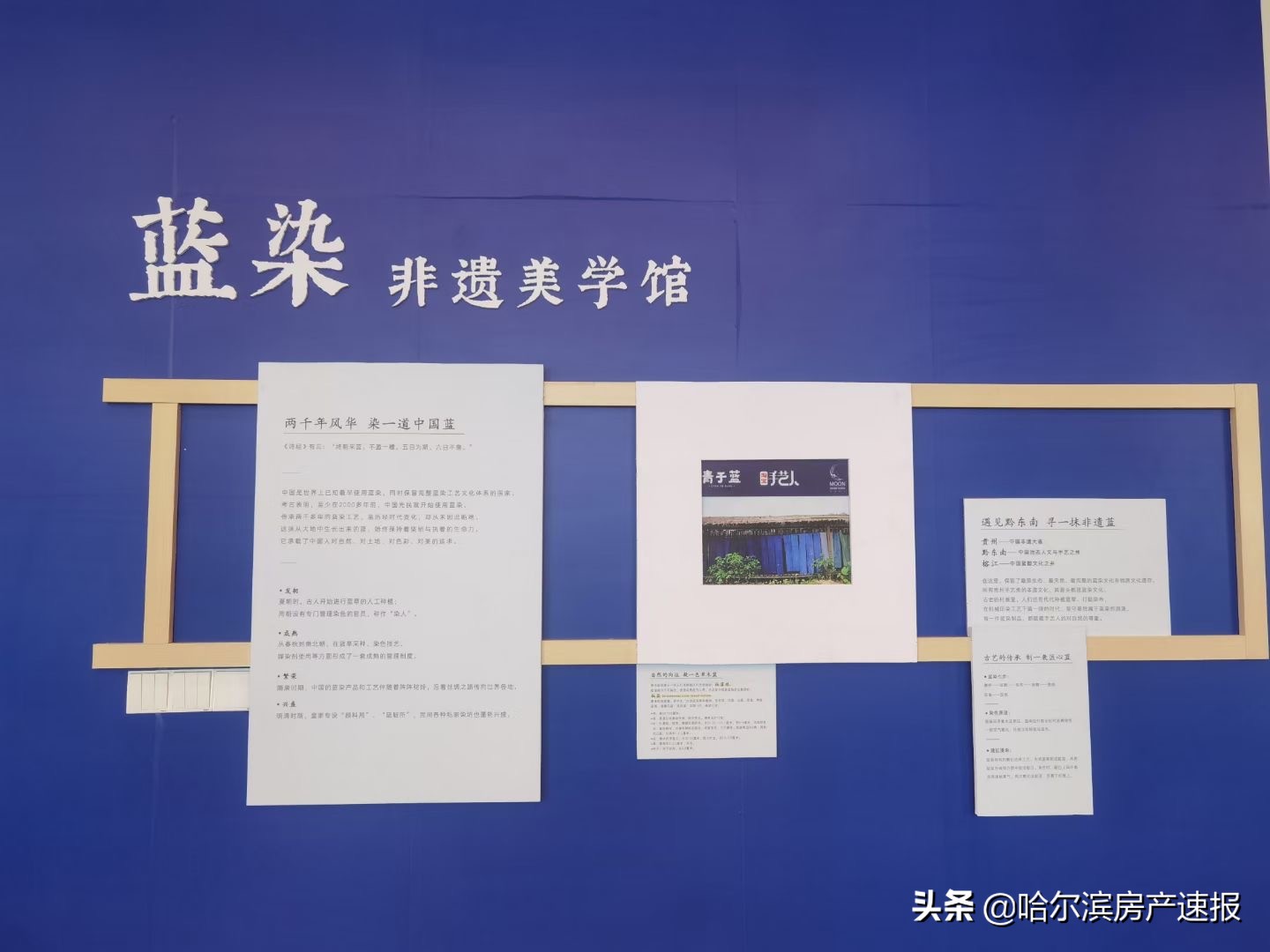 文化特色的打卡新地标 哈尔滨首家「蓝染非遗美学馆」正式开放