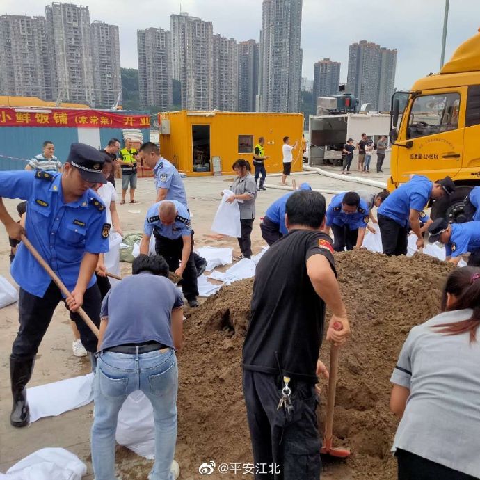 防汛|江北警方问“汛”而动，全力奋战防汛一线