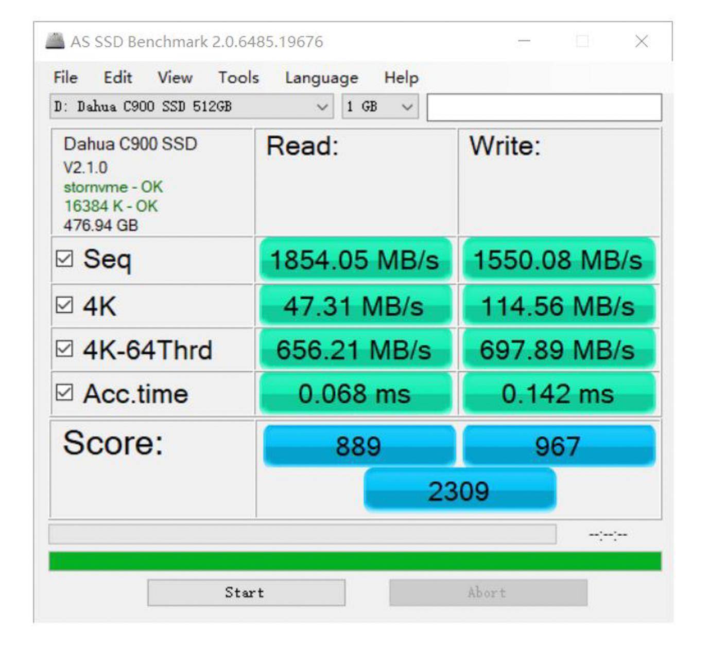 大厂品质，十年质保，国货精品NVMe SSD实测大华C900