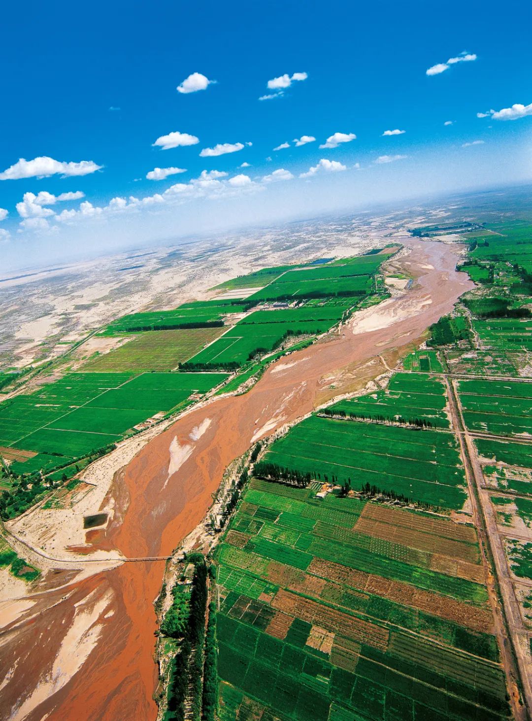 重要的中国最长内陆河塔里木河