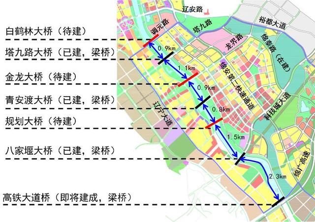 绵阳将新建三座大桥，概念设计方案已通过，有望成三座景观桥梁