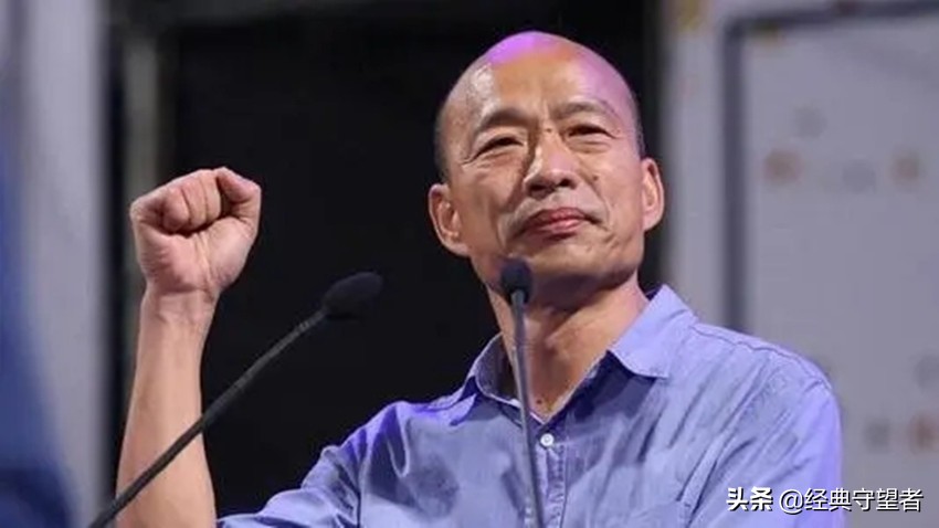 翻开韩国瑜的家族史，父亲是抗日远征军，岳父家是台湾省内实力派