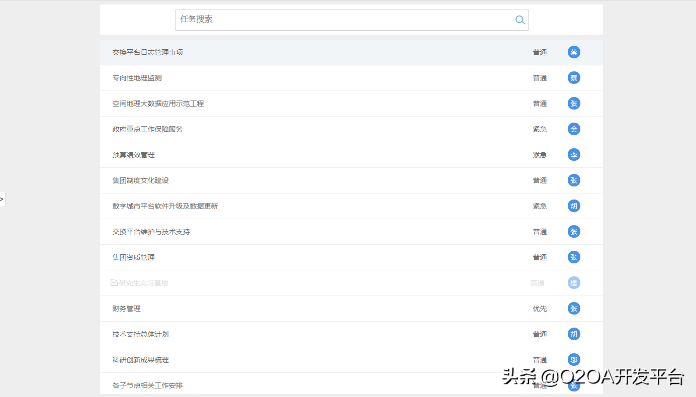 开源免费OA项目：让工作任务动态显示，团队共享