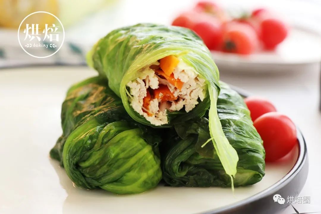 掉稱生菜雞肉捲熱量老低了吃飽飽也無負擔