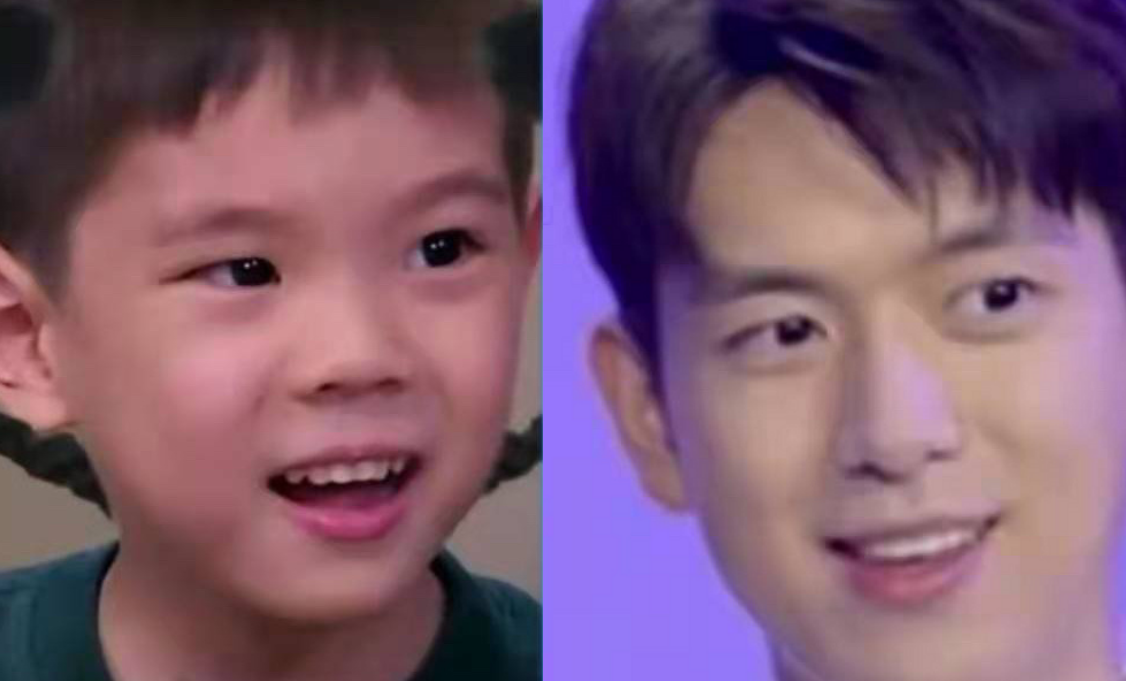 杜江曬出兒子嗯哼近照：才八歲五官精緻立體，還與李現撞臉了