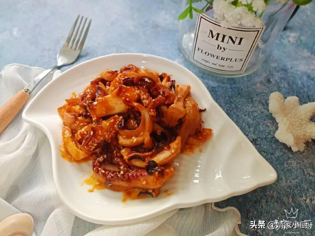 韩餐和日料店里的甜辣口八爪鱼做法,做法简单,鲜嫩脆爽不输饭店 美食做法 第10张 韩餐和日料店里的甜辣口八爪鱼做法,做法简单,鲜嫩脆爽不输饭店 美食做法 第10张