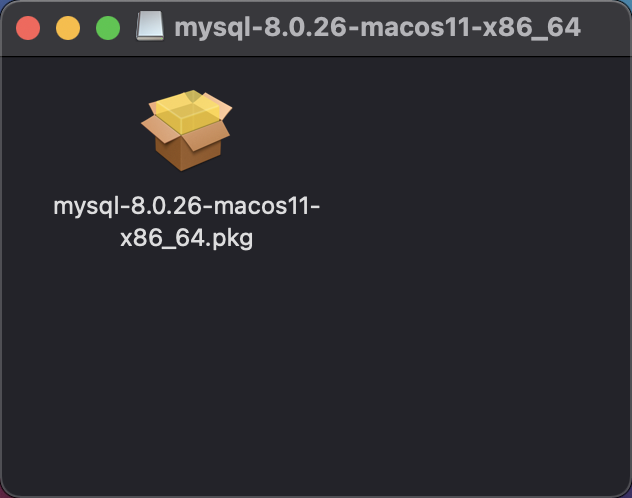 Mac big sur 安裝并使用MySql8