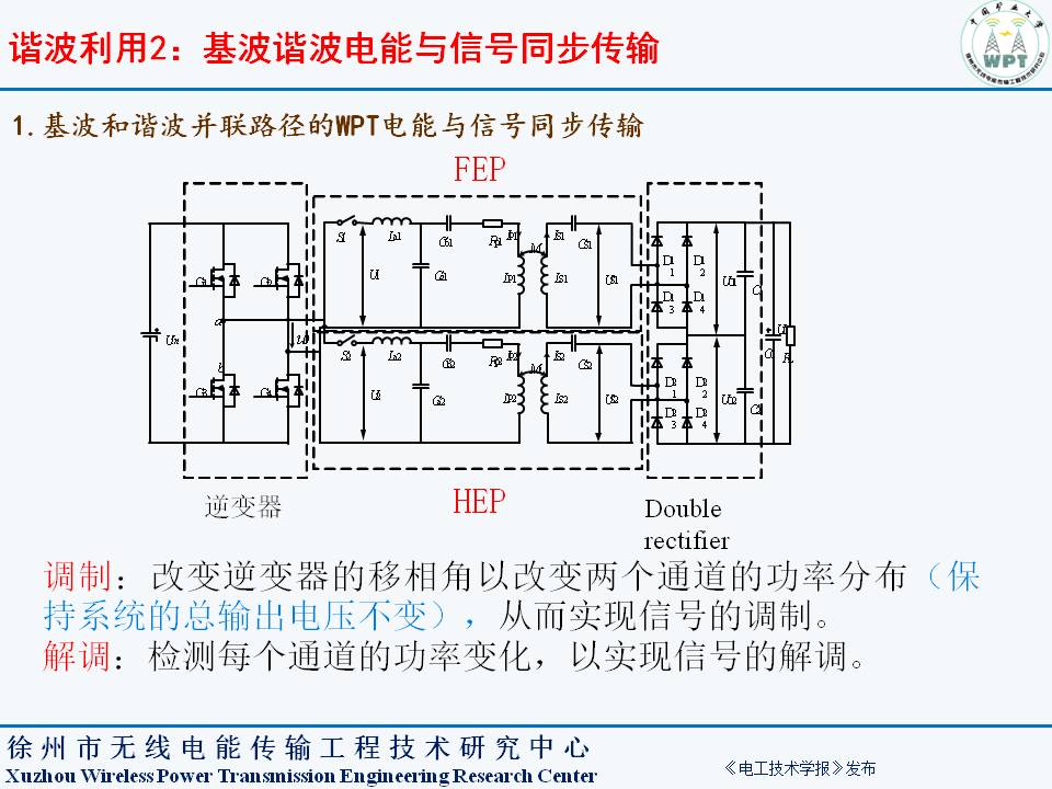 中国矿业大学夏晨阳教授：无线电能传输系统谐波分离与复用技术