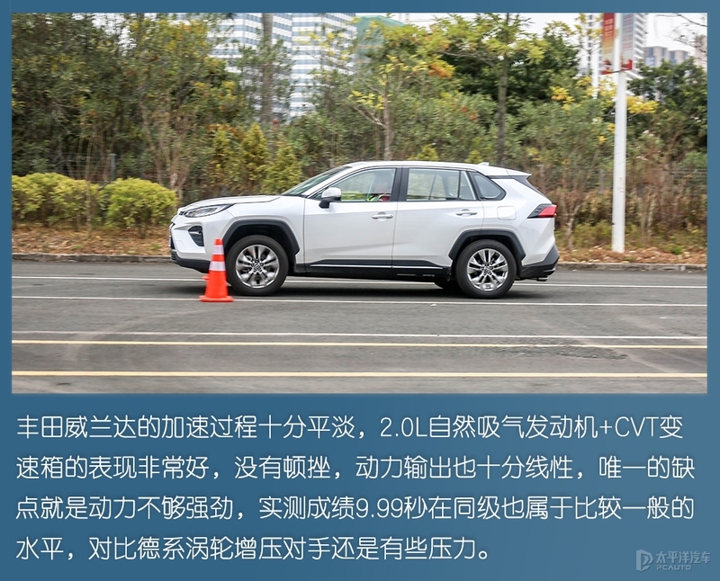 终于轮到丰田威兰达上场，只是还没发威，就把“假人”撞翻
