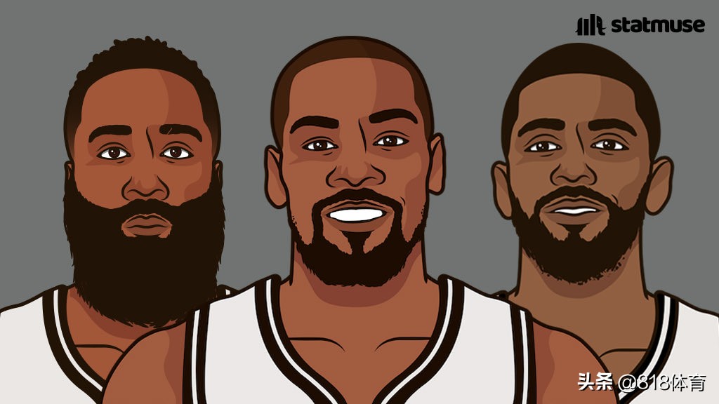 Harden holds round KD Ervine in the arms! Fertile god: Contemporary NBA firepower is the strongest 3 tycoons, the rocket rebuilds