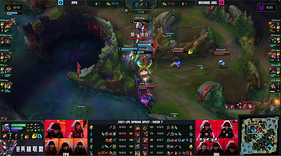 LOL: Doinb is absolutely vivid nightmare rhythm chokes, FPX 2-0 beats JDG