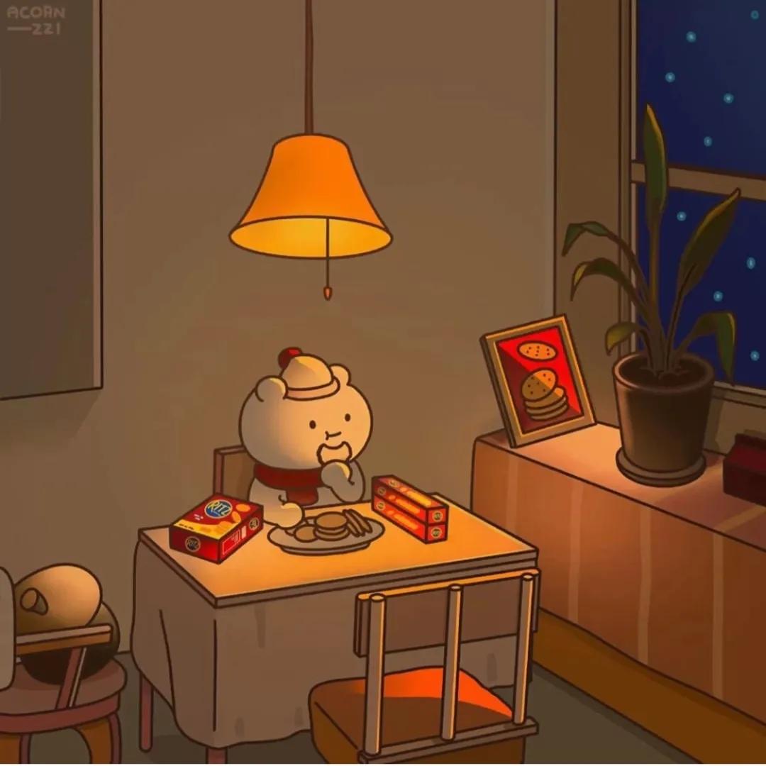 今天份温柔神仙文案，送给还在深夜熬夜的你