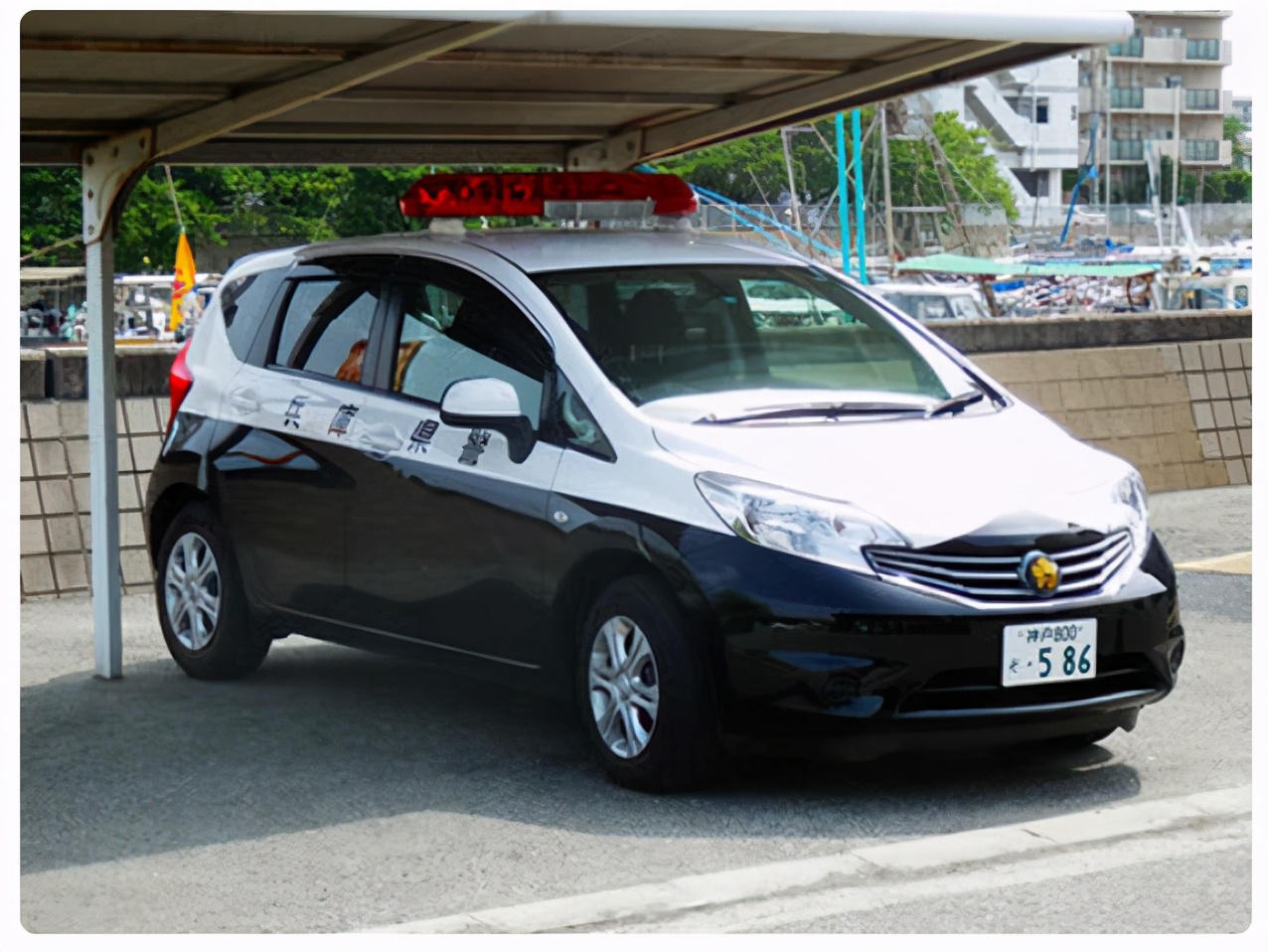 日本警车型号都在这了，丰田本田马自达，全是