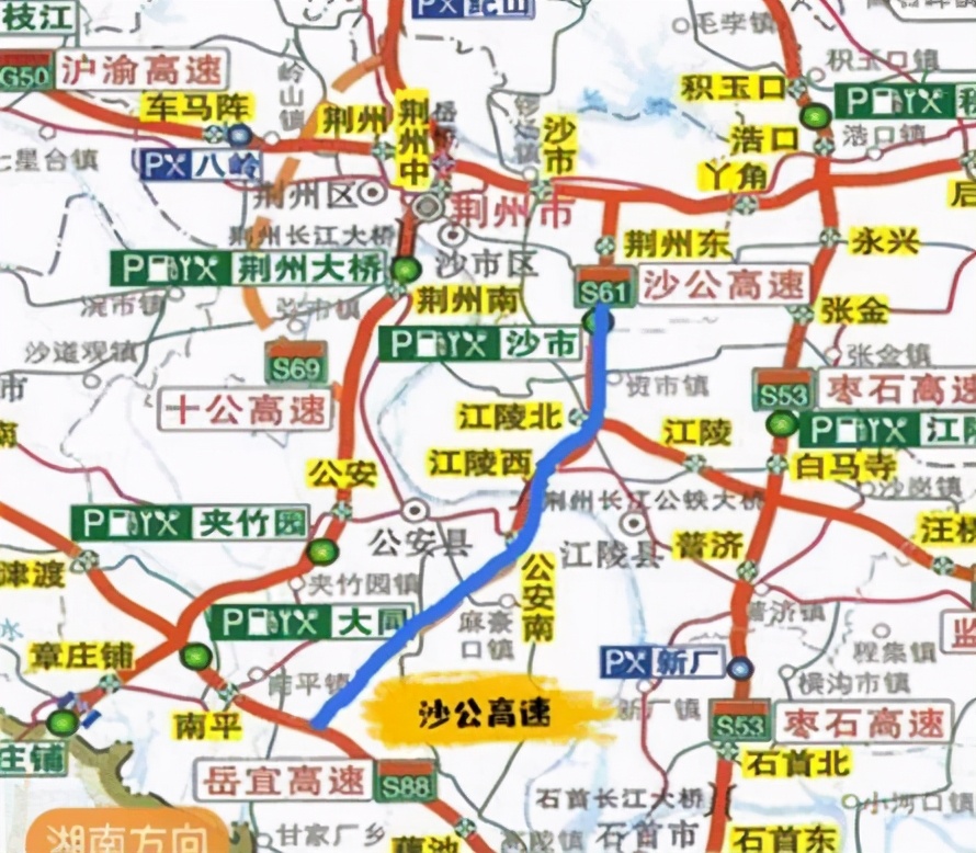 湖北一条高速公路终于全线通车，长约64公里，全线建设于荆州境内