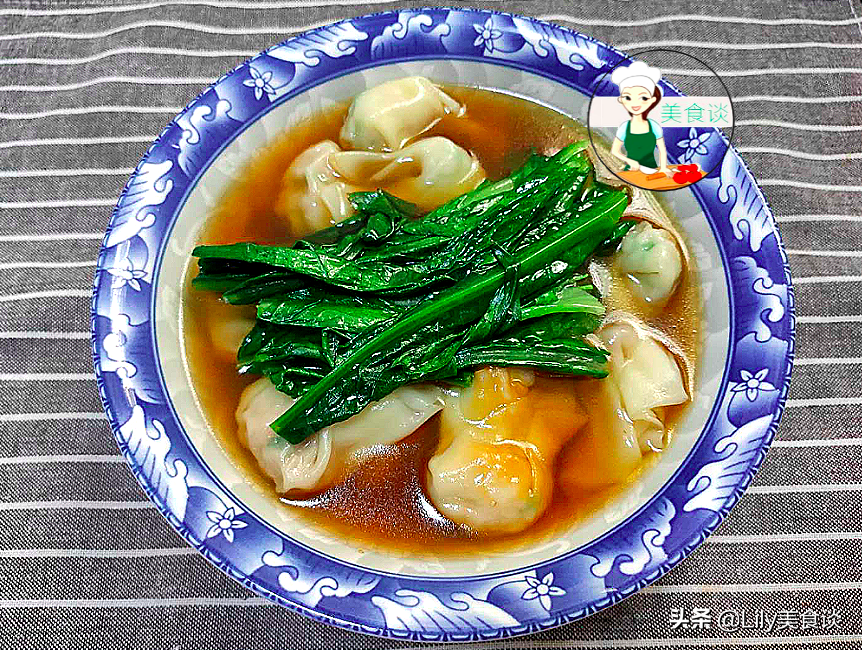 天凉了，早餐最馋这碗鱼泥云吞，10分钟就搞定，大人孩子都爱吃