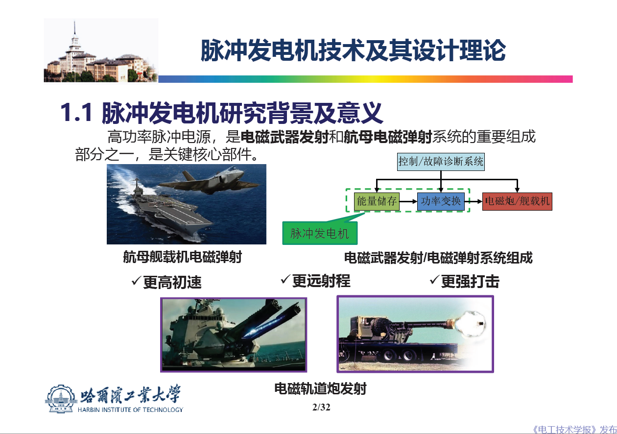 哈爾濱工業(yè)大學(xué) 吳紹朋 副教授：脈沖發(fā)電機理論與技術(shù)研究