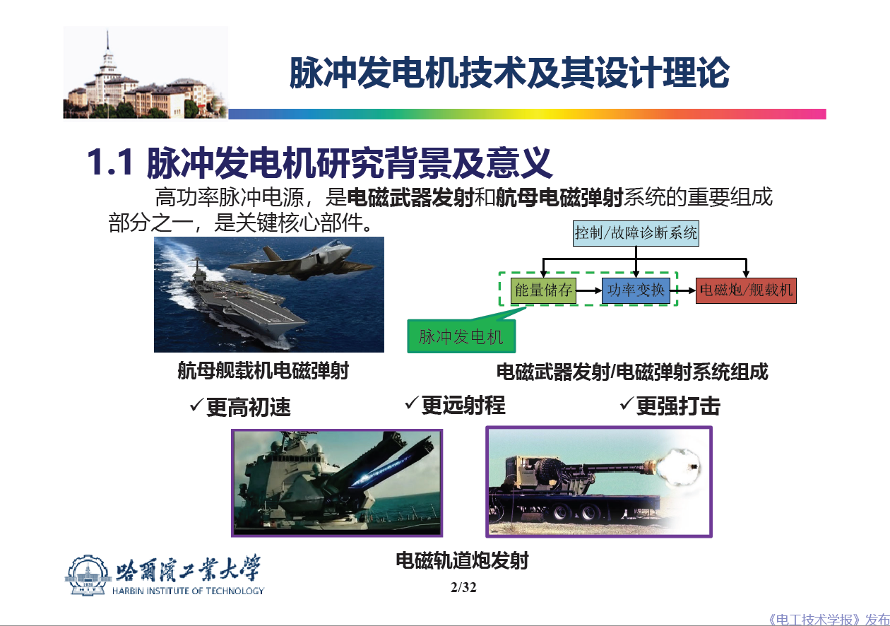 哈尔滨工业大学 吴绍朋 副教授：脉冲发电机理论与技术研究