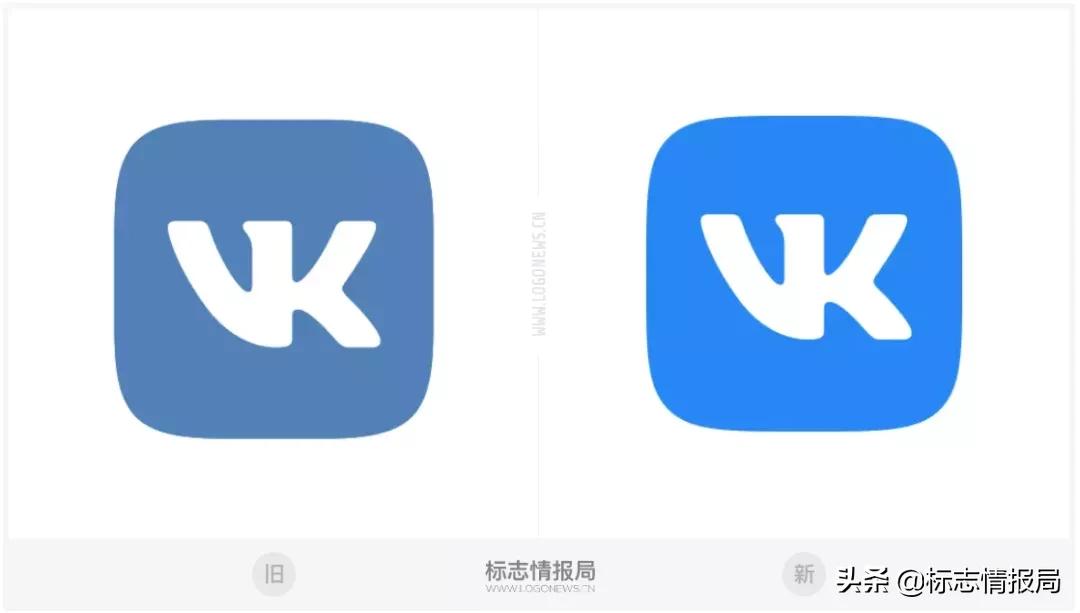 俄版「脸书」VK 更新LOGO