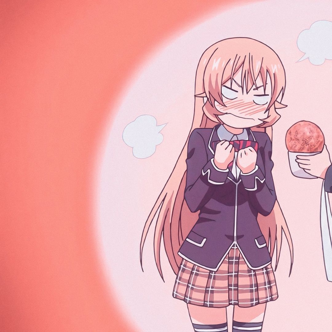 食戟之靈 薙切繪里奈和幸平創真 天生就是一對 動漫情頭分享 小酒窩cici Mdeditor