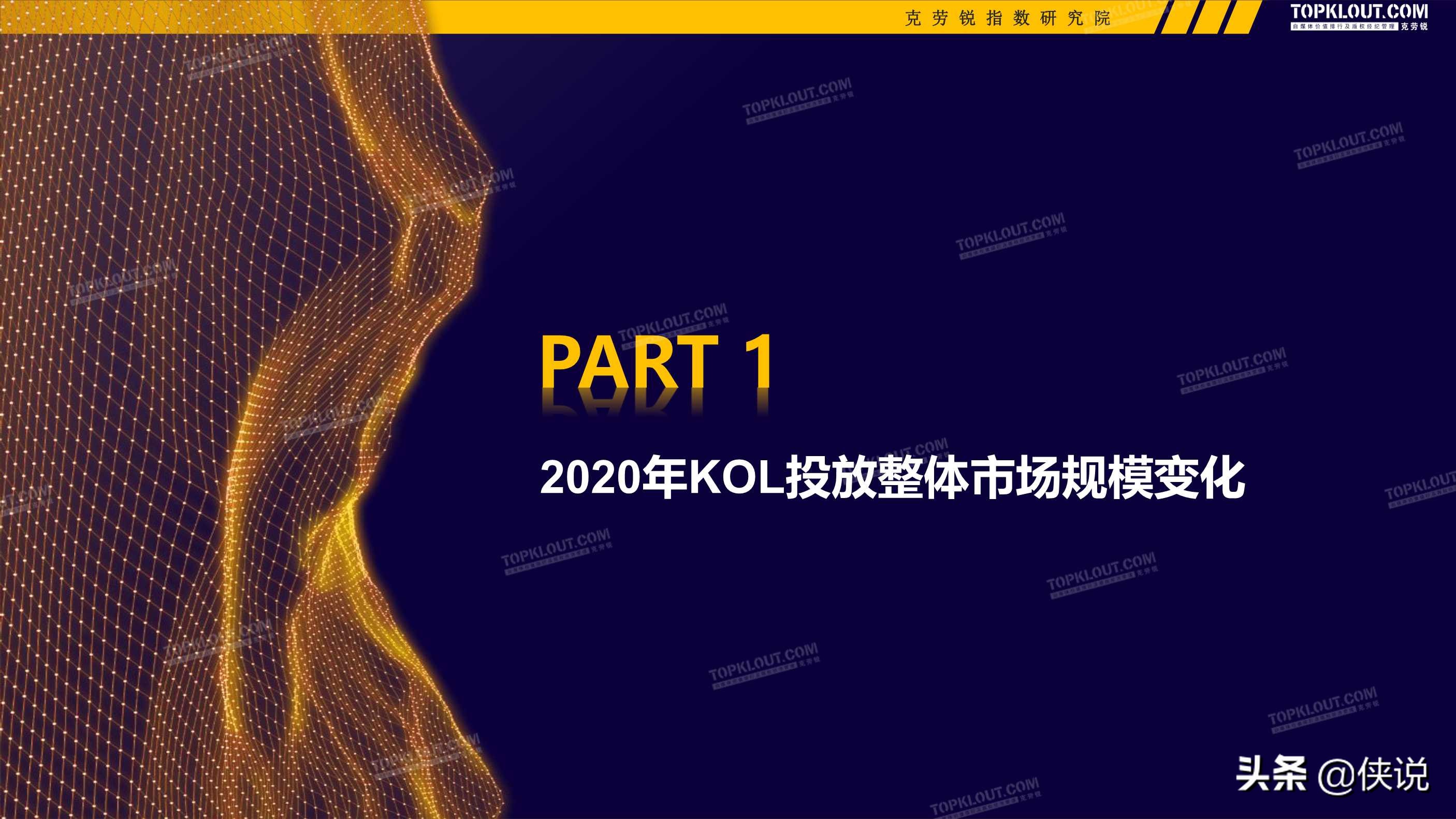 2020-2021广告主kol营销市场盘点及趋势预测（克劳锐）