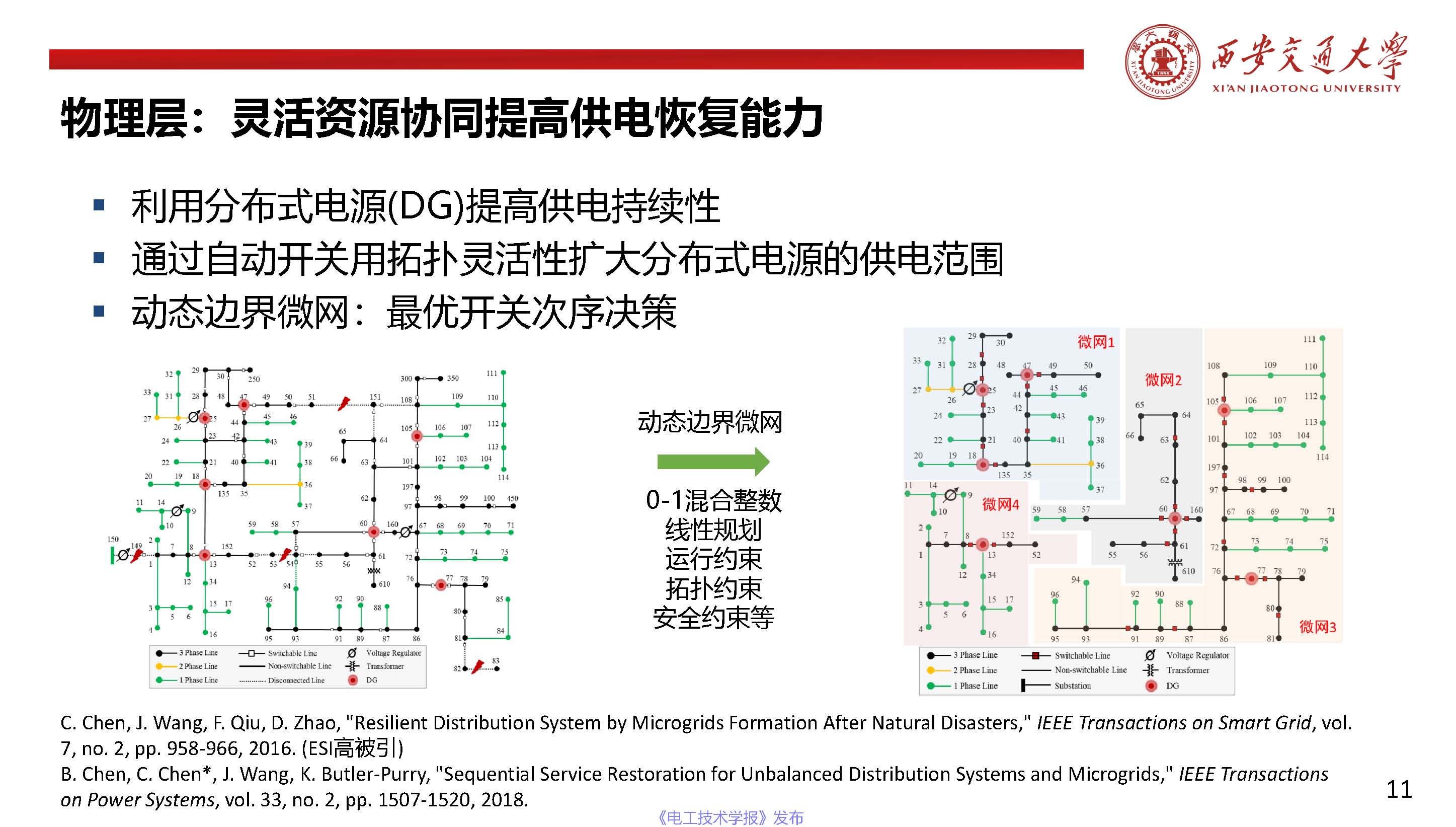 西安交通大学陈晨教授：信息-物理融合视角下的电力系统自愈恢复