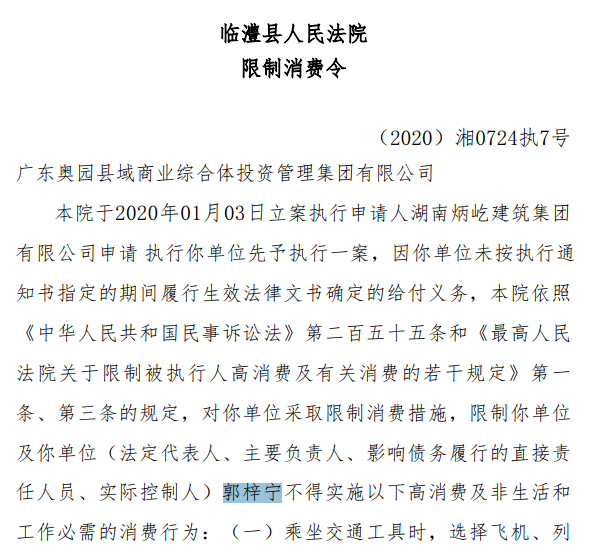 深陷开发纠纷、千亿负债压顶，奥园总裁遭遇“