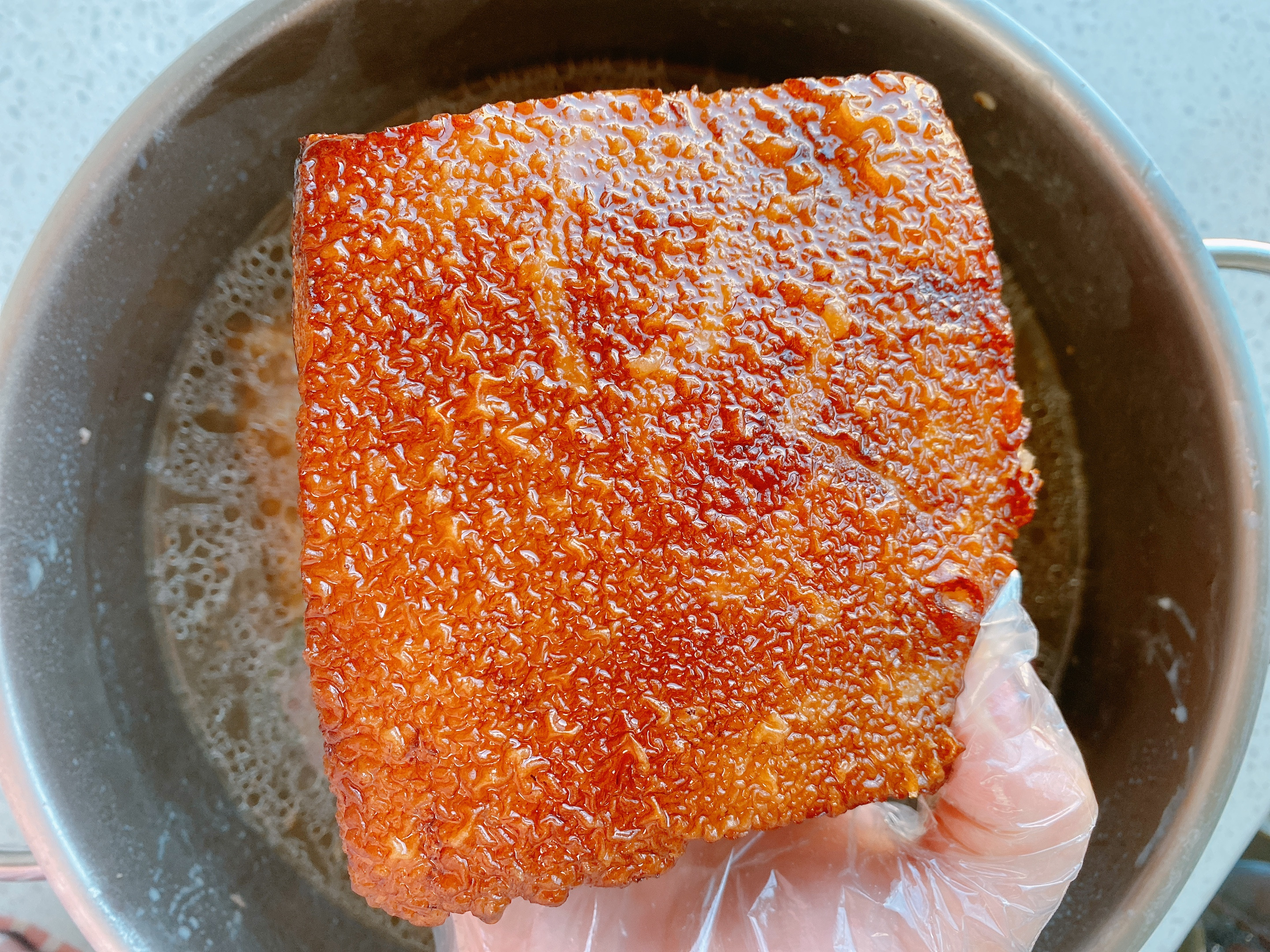 過年炸扣肉總失敗也不起泡，找到5個關鍵點，做出正宗的虎皮扣肉