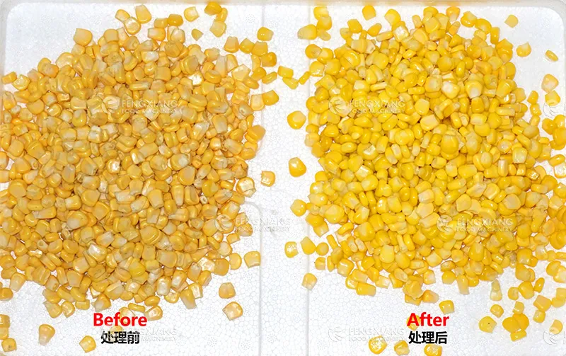 鲜（甜）玉米加工全自动生产线，每日净产10吨鲜玉米粒