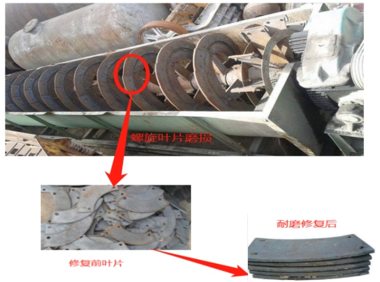 螺旋分級機底部、葉片磨損怎么辦？RJ耐磨防腐涂層幫助您