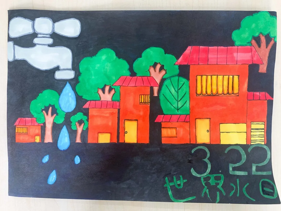 成都市双流区公兴小学节水宣传活动