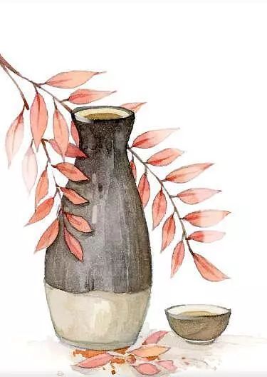 古风美物插画 | 裁为合欢扇，团团似明月