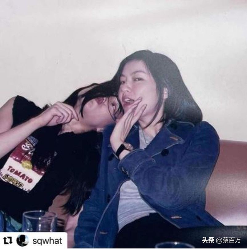 44岁舒淇为干女儿过生日满头白发，林熙蕾女儿像妈，全程摆臭脸