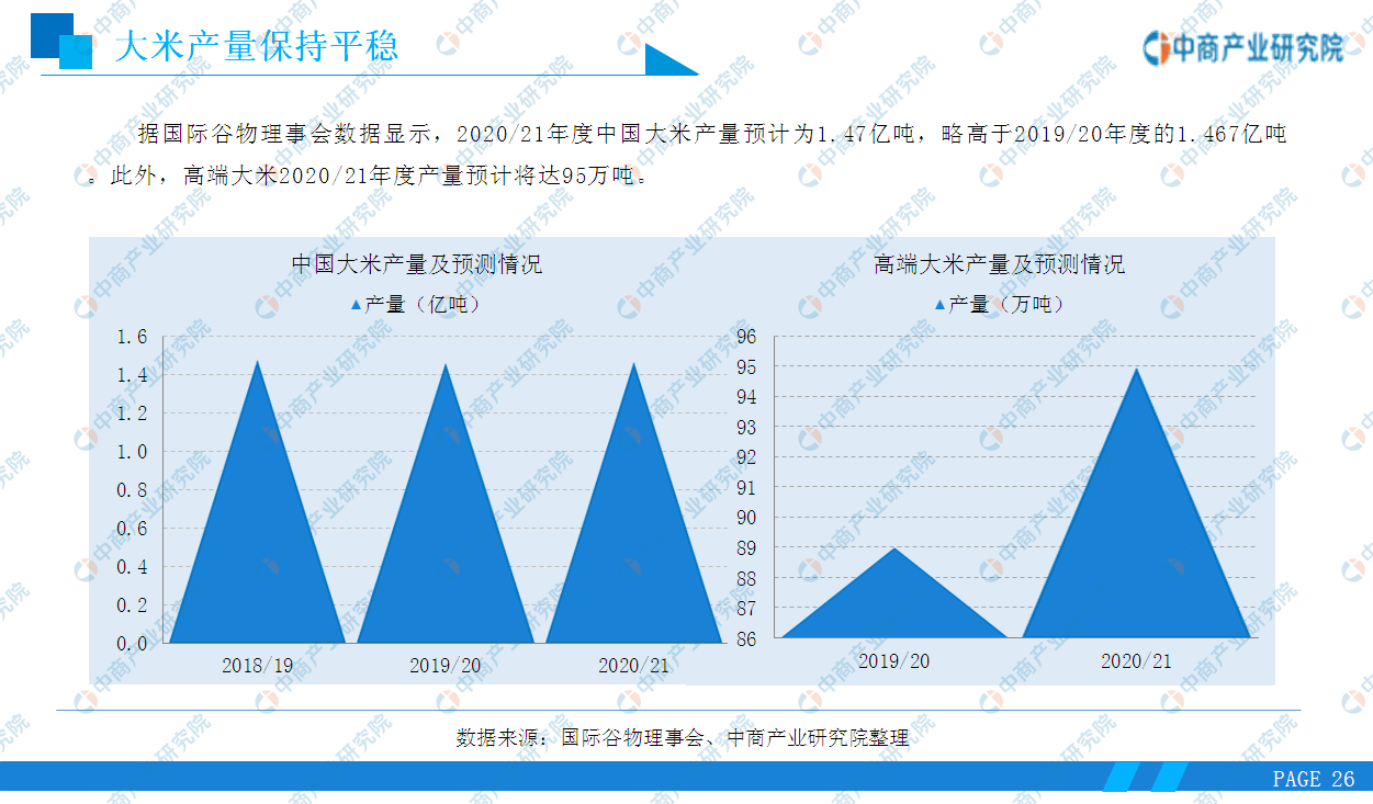 2020年中国大米行业市场前景及投资研究报告