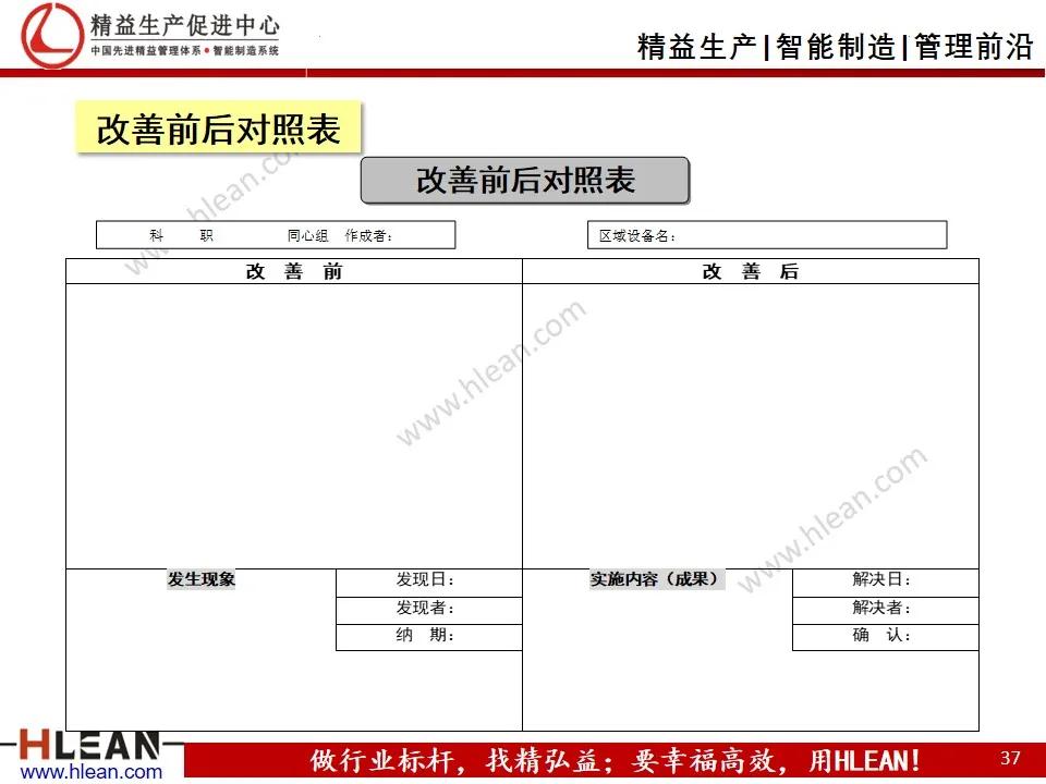 班组长精益生产培训——设备管理（TPM）