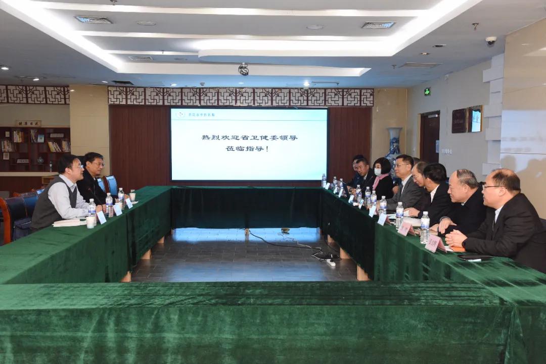 省卫健委中医药管理局调研组莅临集团视察调研