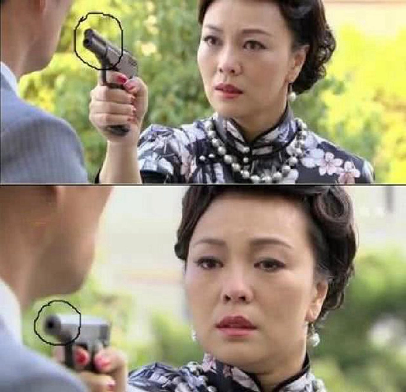 穿帮镜头！