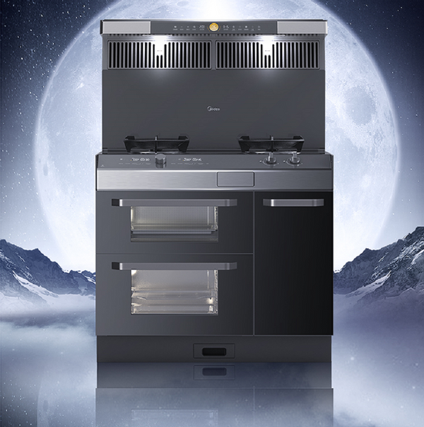 美的新一代大风压蒸汽洗集成灶Y36 · 悦厨，以智控科技让生