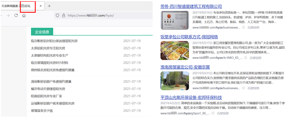 百度蓝天算法升级对站点关键词排名的影响