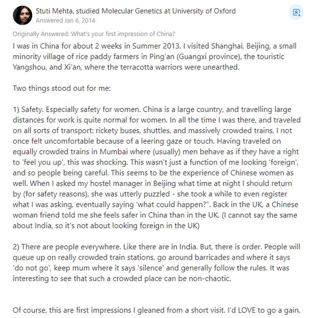 国外知乎：外国网友竟然这样看待中国？和我们