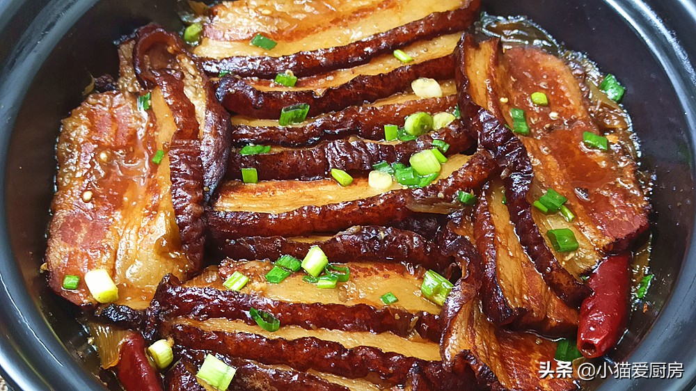 教你把子肉的家常做法，肥而不膩，醇香入味，在家也能做出飯店味