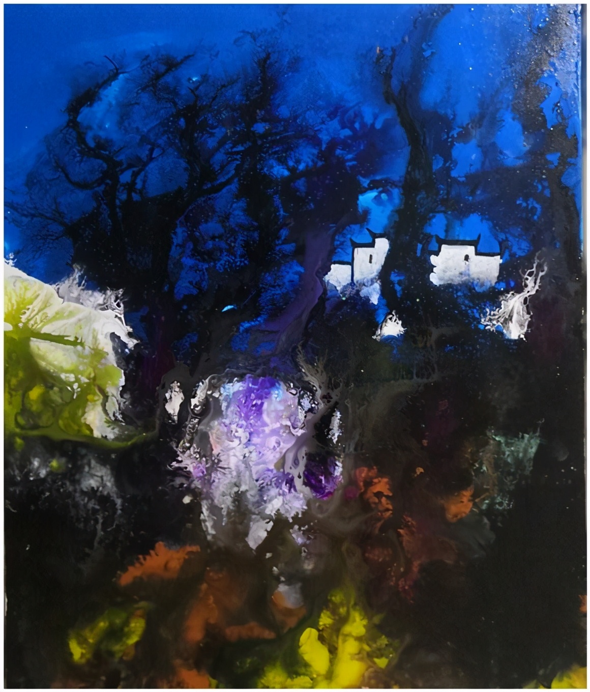 自由艺术家方再树油画作品欣赏