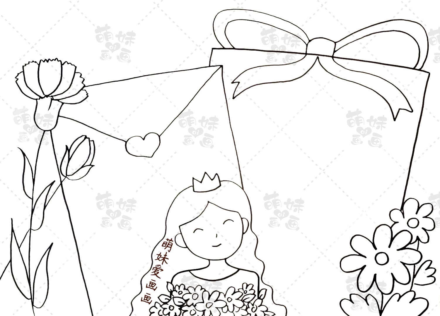 妇女节|女神节快乐38妇女节主题手抄报模板 简单又好看含内容文字