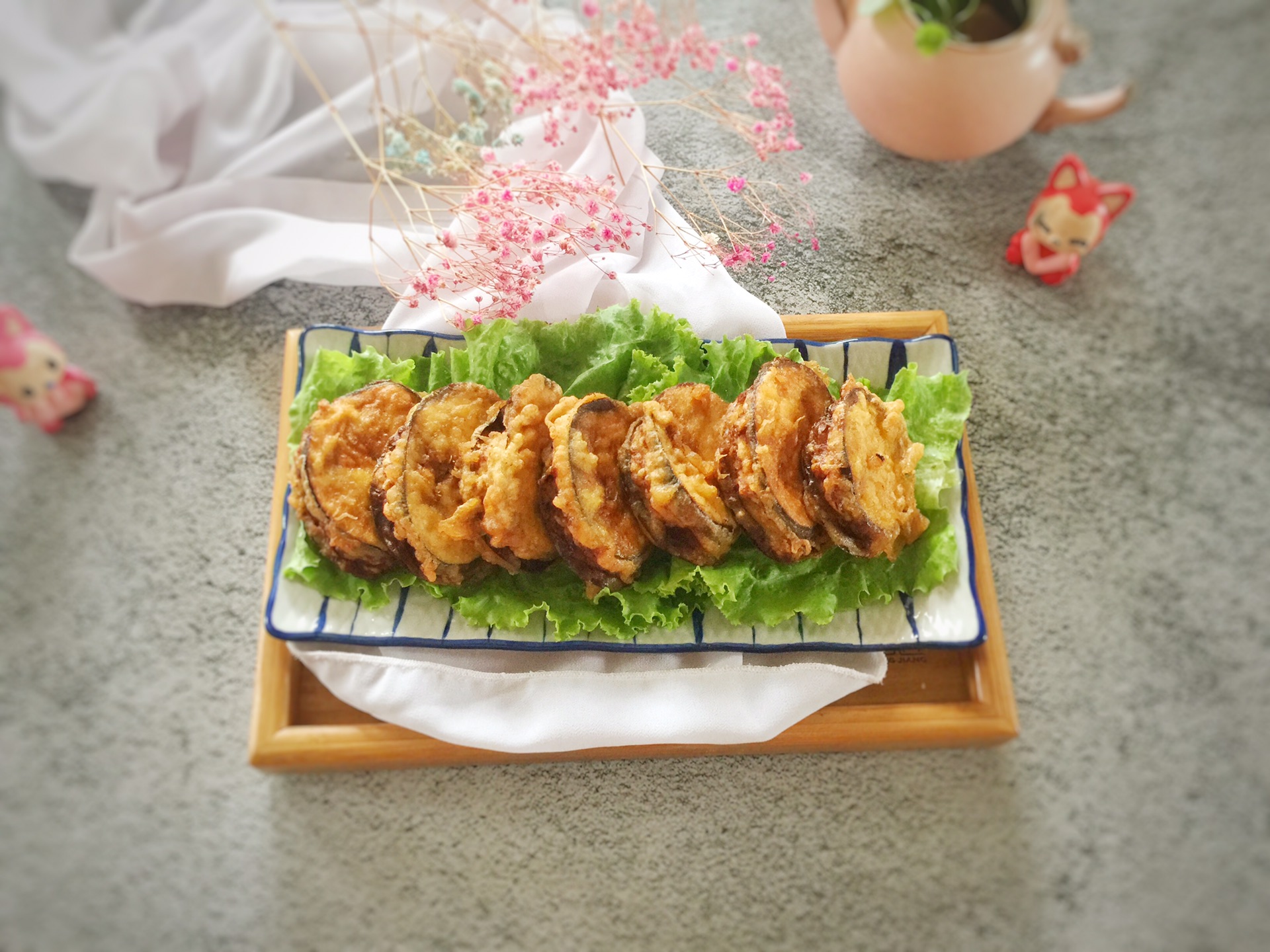 Eggplant box, using too much oil is not healthy, learn this trick, the eggplant box is as crispy and delicious