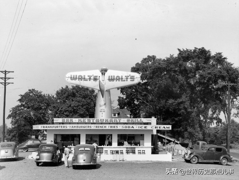 20世纪真实老照片：美国人为何喜欢自驾游？这是