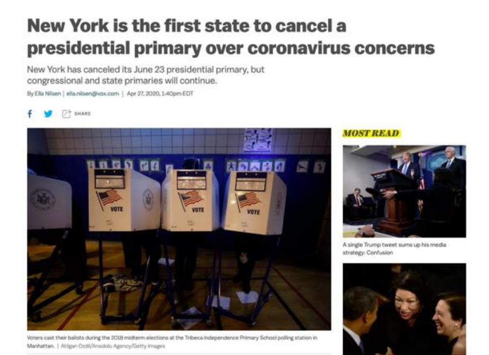 精彩大戏！纽约州带头，16个州响应延迟美国总统选举