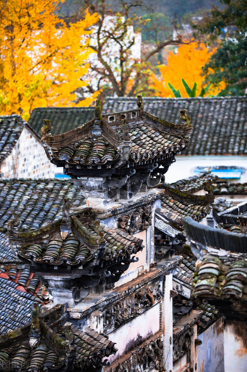 Anhui in autumn, one night into autumn, Huizhou became beautiful